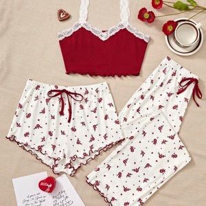 Cute Runny Red 3 Piece Set